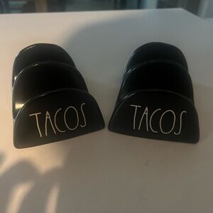 Black Taco Holders- Rae Dunn